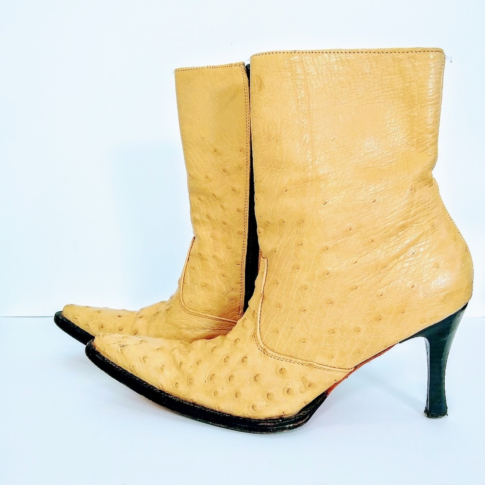 Lagarto cream cowboy boots!